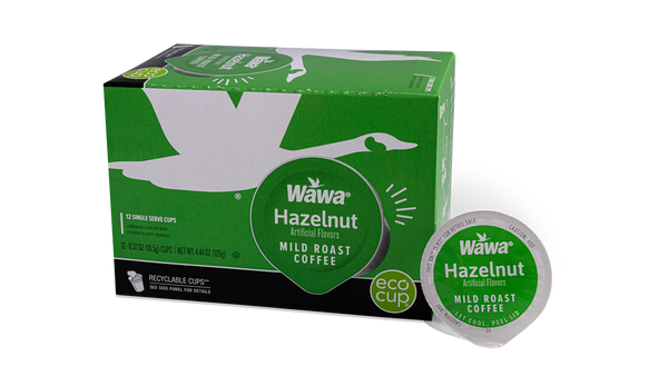 Wawa Hazelnut Single Cup Coffee  12 – single cups per box