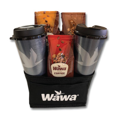 WAWA THERMOS COFFEE TUMBLER TRAVEL CUP STAINLESS STEEL RED HOLIDAY