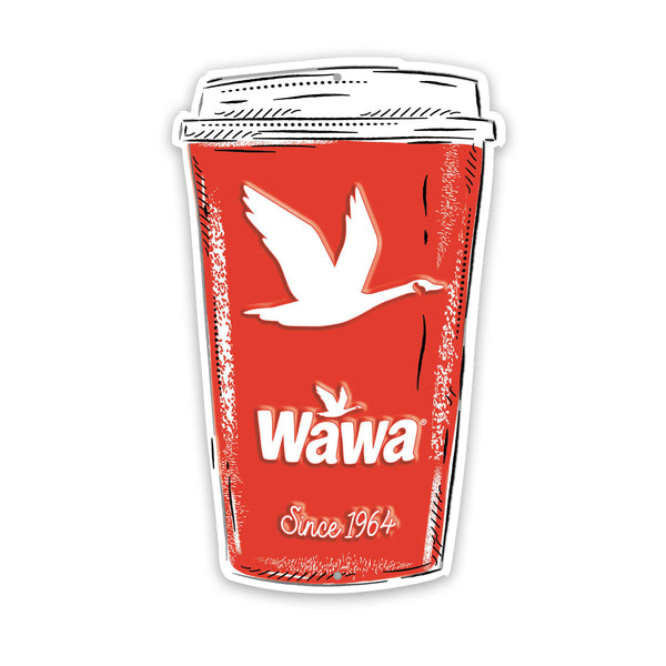 Wawa Coffee Cup Metal Sign