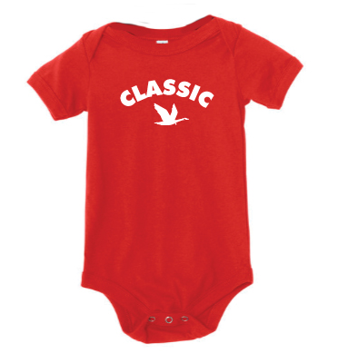Wawa Classic Infant Red Short Sleeve One Piece
