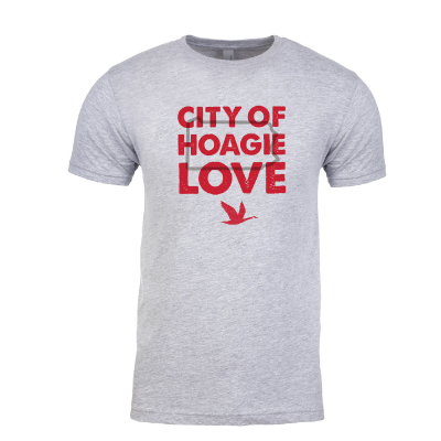 Wawa CITY OF HOAGIE LOVE Grey Soft T-Shirt