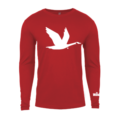 Wawa Goose Long Sleeve Red T-shirt