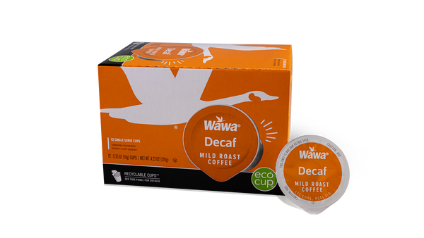 Wawa Decaffeinated Single Cup Coffee 12 – single cups per box