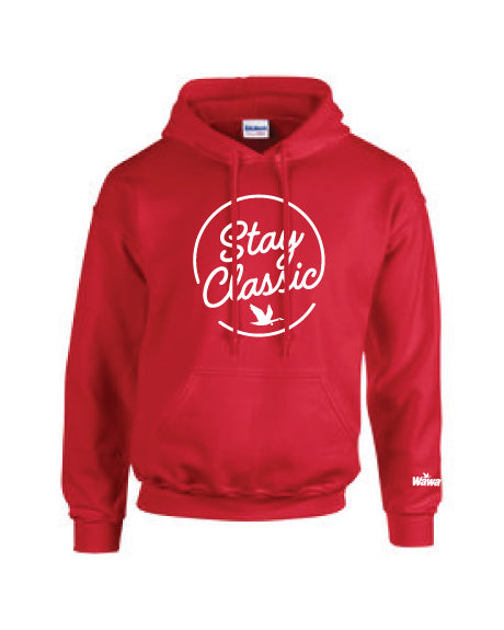Wawa STAY CLASSIC Red Pullover Hoodie