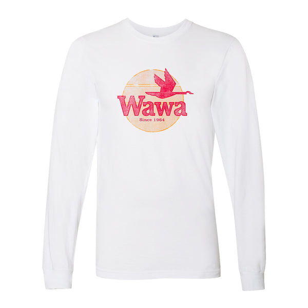 Wawa Vintage Logo Long Sleeve White T-Shirt