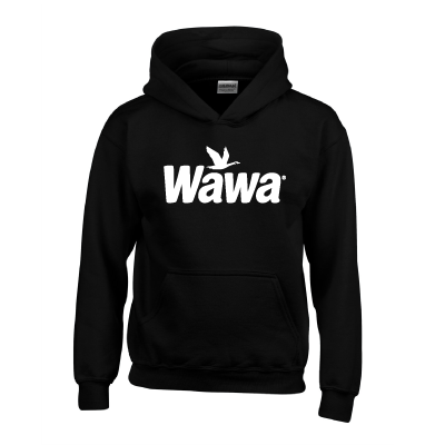 Wawa YOUTH Black Hooded Pullover Sweatshirt